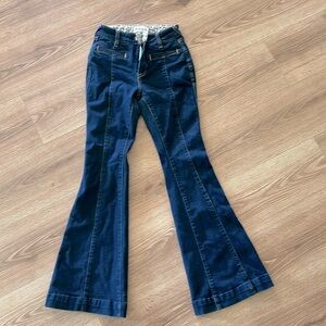 ariat real denim high rise flares
